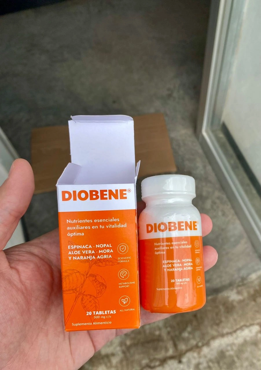 Cliente recibió Diobene en casa con caja y frasco del producto